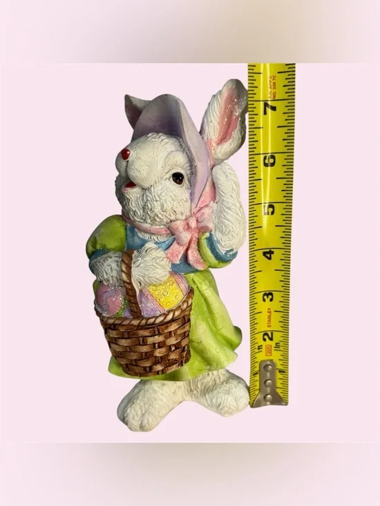 Easter Bunny Bundle Egg Bowl Cute Spring Sign Plush Bunny *Easter Sale!* - Picture 3 of 12
